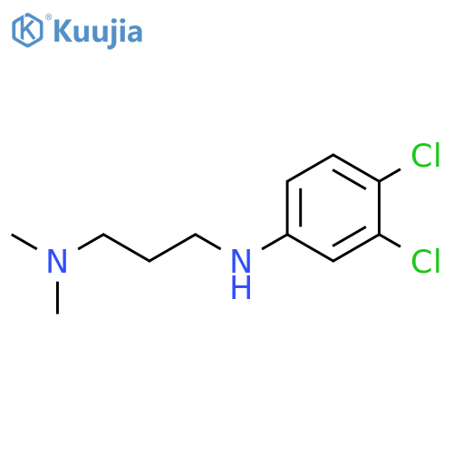 1,3-Propanediamine, N'-(3,4-dichlorophenyl)-N,N-dimethyl- structure