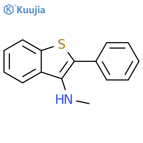Benzo[b]thiophen-3-amine, N-methyl-2-phenyl- structure