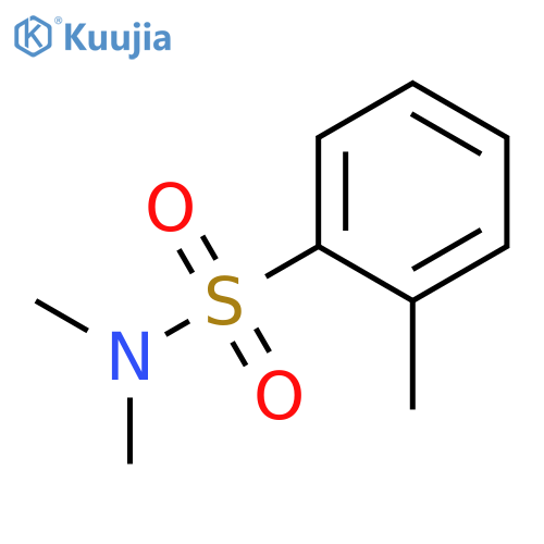 N,N,2-trimethylbenzene-1-sulfonamide structure