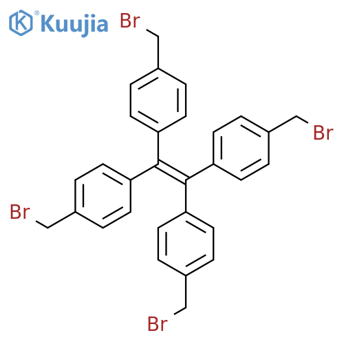 1,1,2,2-Tetrakis(4-(bromomethyl)phenyl)ethene structure