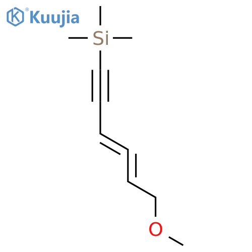 Silane, (6-methoxy-3,4-hexadien-1-ynyl)trimethyl- structure