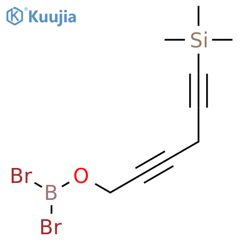 Borane, dibromo[[6-(trimethylsilyl)-2,5-hexadiynyl]oxy]- structure