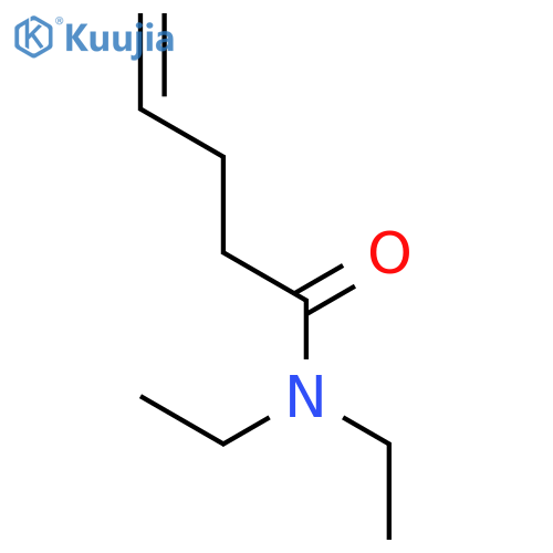 4-Pentenamide, N,N-diethyl- structure