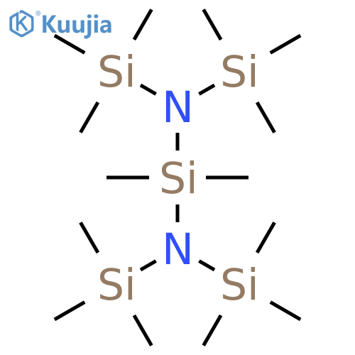 SILANEDIAMINE, 1,1-DIMETHYL-N,N,N',N'-TETRAKIS(TRIMETHYLSILYL)- structure