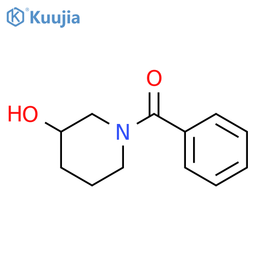 1-benzoylpiperidin-3-ol structure