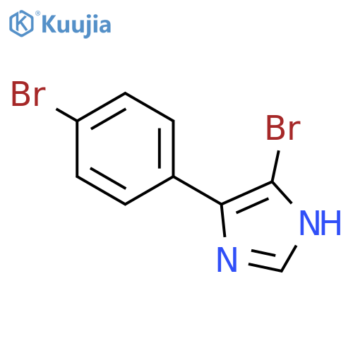 1H-Imidazole, 4-bromo-5-(4-bromophenyl)- structure