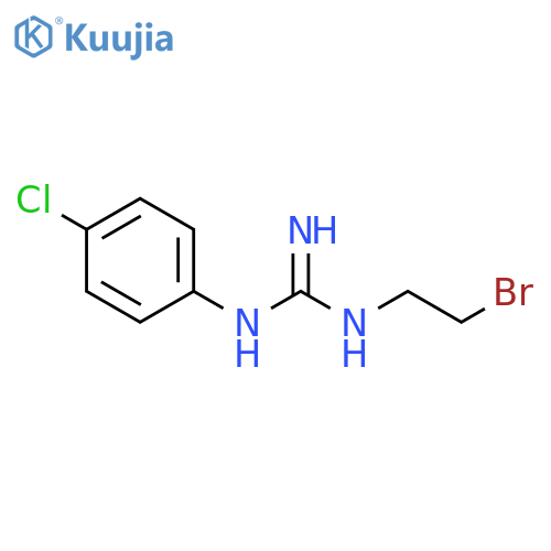 GUANIDINE, N-(2-BROMOETHYL)-N'-(4-CHLOROPHENYL)- structure