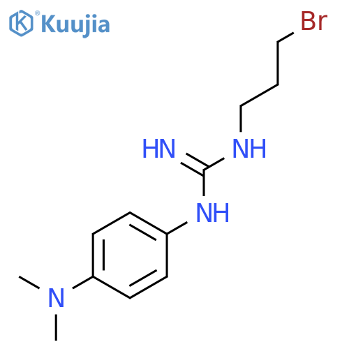 Guanidine, N-(3-bromopropyl)-N'-[4-(dimethylamino)phenyl]- structure