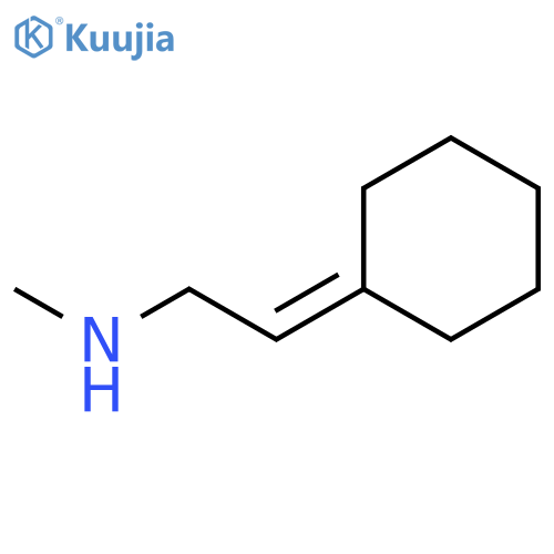Ethanamine, 2-cyclohexylidene-N-methyl- structure