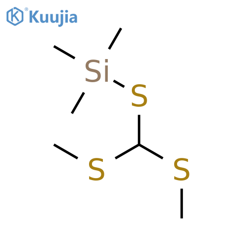 Methyl, bis(methylthio)[(trimethylsilyl)thio]- structure