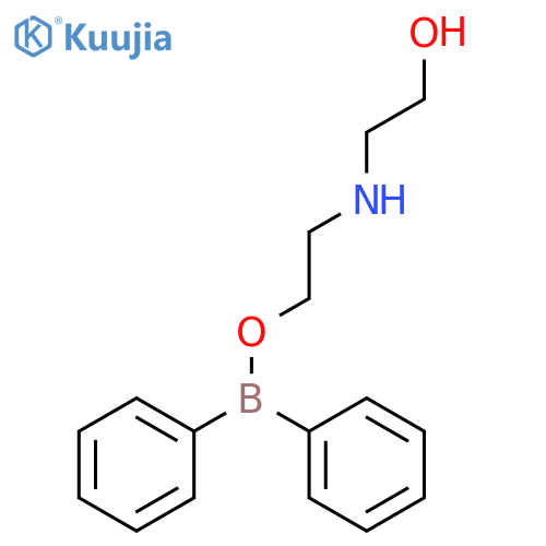 2-[(2-Hydroxyethyl)amino]ethyl diphenylborinate structure