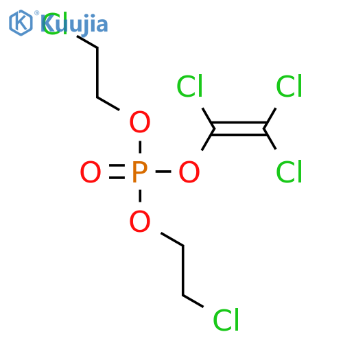 PHOSPHORIC ACID, BIS(2-CHLOROETHYL) TRICHLOROETHENYL ESTER structure