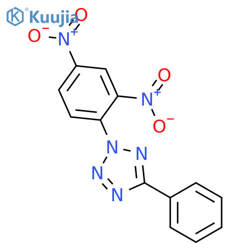 2H-TETRAZOLE, 2-(2,4-DINITROPHENYL)-5-PHENYL- structure