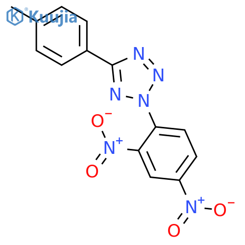 2H-TETRAZOLE, 2-(2,4-DINITROPHENYL)-5-(4-METHYLPHENYL)- structure