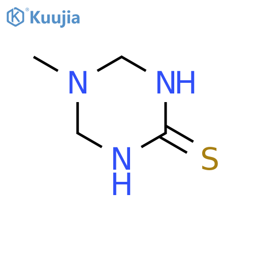 5-methyl-1,4,5,6-tetrahydro-1,3,5-triazine-2-thiol structure