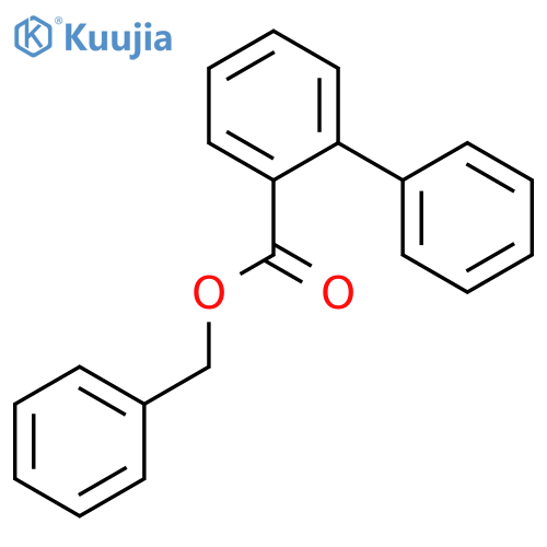 [1,1'-Biphenyl]-2-carboxylic acid, phenylmethyl ester structure