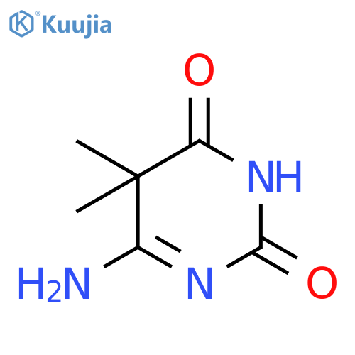 2,4(3H,5H)-PYRIMIDINEDIONE, 6-AMINO-5,5-DIMETHYL- structure