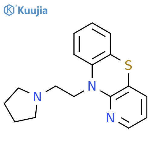 10-(2-pyrrolidin-1-ylethyl)-10H-pyrido[3,2-b][1,4]benzothiazine structure