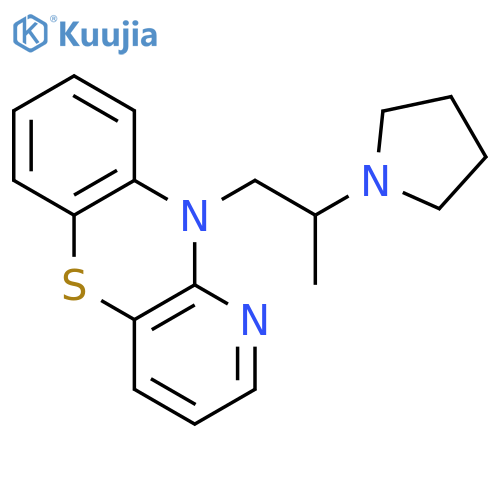 10-(2-pyrrolidin-1-ylpropyl)-10H-pyrido[3,2-b][1,4]benzothiazine structure