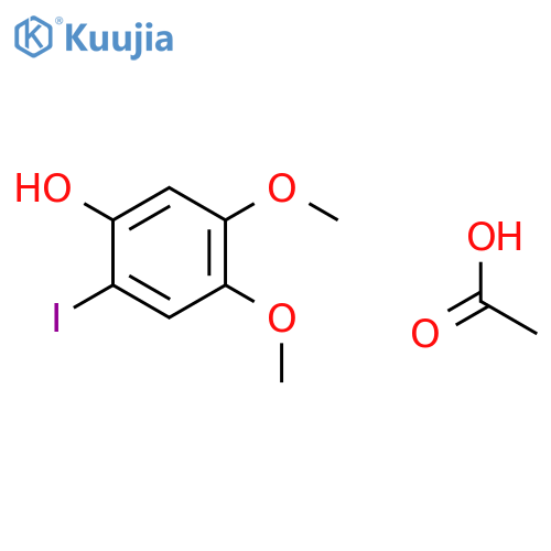 PHENOL, 2-IODO-4,5-DIMETHOXY-, ACETATE structure