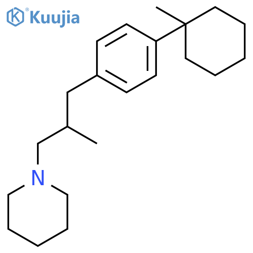 PIPERIDINE, 1-[2-METHYL-3-[4-(1-METHYLCYCLOHEXYL)PHENYL]PROPYL]- structure
