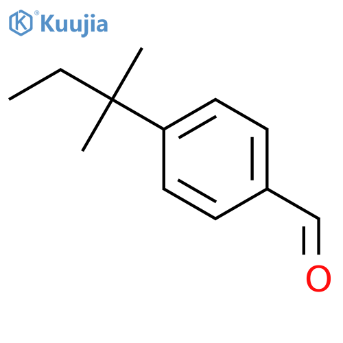 4-(2-methylbutan-2-yl)benzaldehyde structure