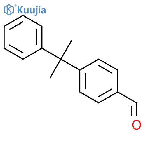 BENZALDEHYDE, 4-(1-METHYL-1-PHENYLETHYL)- structure