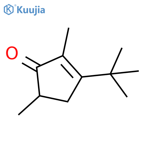 2-CYCLOPENTEN-1-ONE, 3-(1,1-DIMETHYLETHYL)-2,5-DIMETHYL- structure
