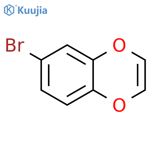 1,4-BENZODIOXIN, 6-BROMO- structure