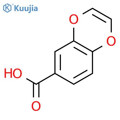 1,4-BENZODIOXIN-6-CARBOXYLIC ACID structure