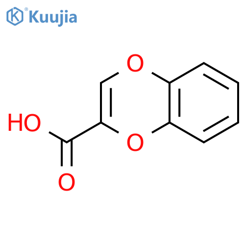 1,4-Benzodioxin-2-carboxylic acid structure