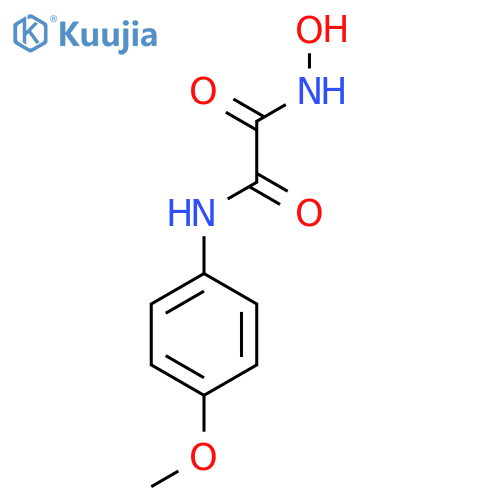 Ethanediamide, N-hydroxy-N'-(4-methoxyphenyl)- structure