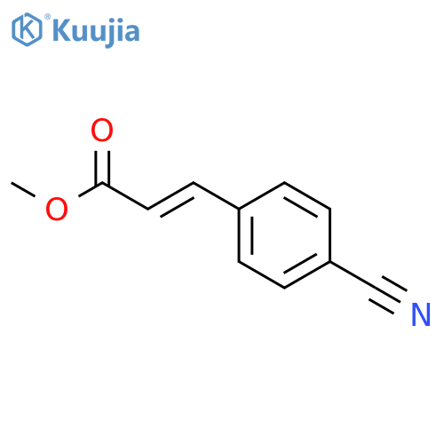 Methyl 3-(4-cyanophenyl)acrylate structure