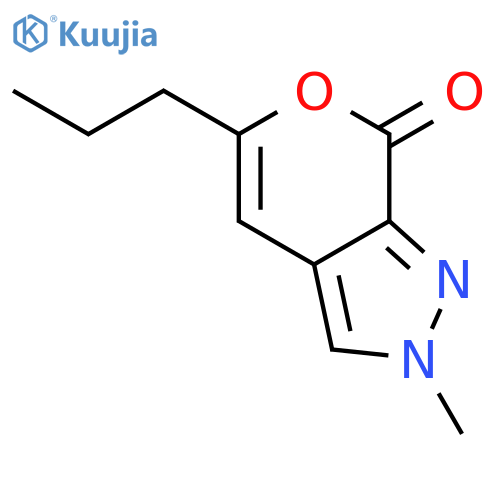 PYRANO[3,4-C]PYRAZOL-7(2H)-ONE, 2-METHYL-5-PROPYL- structure