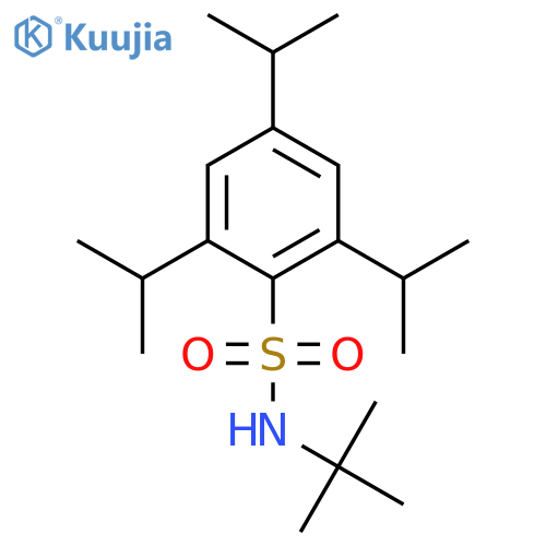 BENZENESULFONAMIDE, N-(1,1-DIMETHYLETHYL)-2,4,6-TRIS(1-METHYLETHYL)- structure
