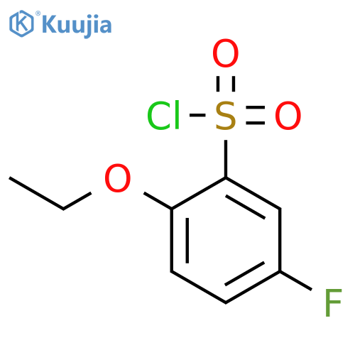 2-ethoxy-5-fluorobenzene-1-sulfonyl chloride structure