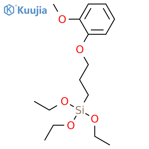 SILANE, TRIETHOXY[3-(2-METHOXYPHENOXY)PROPYL]- structure