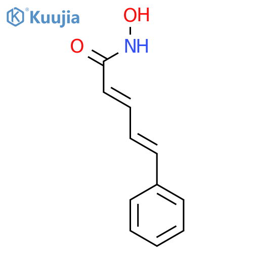 2,4-Pentadienamide, N-hydroxy-5-phenyl-, (2E,4E)- structure