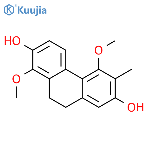 2,7-Phenanthrenediol, 9,10-dihydro-1,5-dimethoxy-6-methyl- structure
