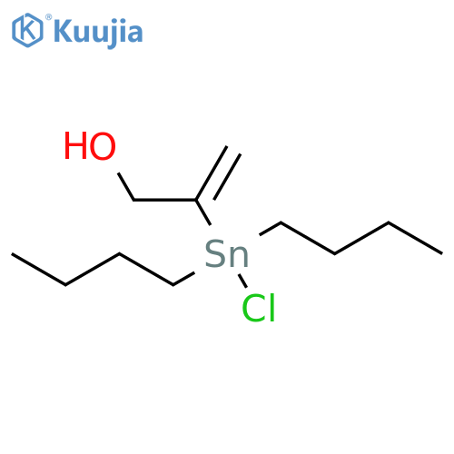 2-PROPEN-1-OL, 2-(DIBUTYLCHLOROSTANNYL)- structure