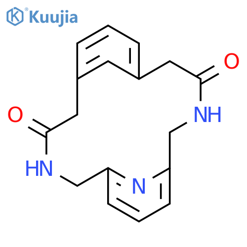 3,13,19-Triazatricyclo[13.3.1.16,10]eicosa-1(19),6,8,10(20),15,17-hexaene-4,12-dione structure
