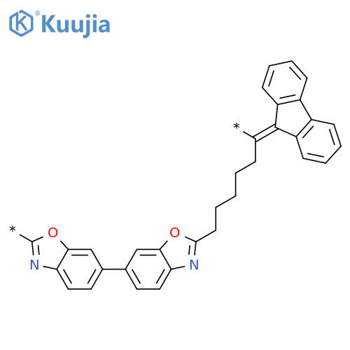 POLY(2,6-BENZOXAZOLEDIYL-9H-FLUOREN-9-YLIDENE-6,2-BENZOXAZOLEDIYL-1,6-HEXANEDIYL) structure