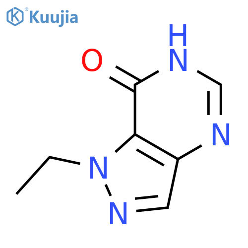 1-ethyl-1,6-dihydro-7H-pyrazolo4,3-dpyrimidin-7-one structure