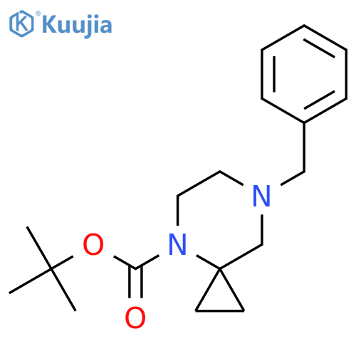 tert-Butyl 7-Benzyl-4,7-diazaspiro2.5octane-4-carboxylate structure