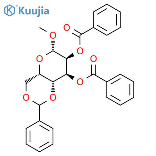 Methyl 2,3-Di-O-benzoyl-4,6-O-benzylidene-α-D-glucopyranoside structure