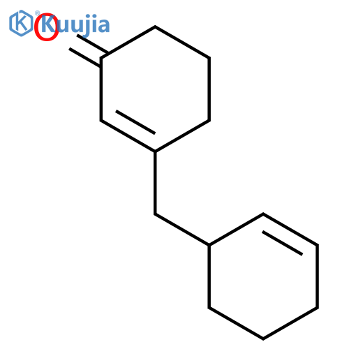 2-CYCLOHEXEN-1-ONE, 3-(2-CYCLOHEXEN-1-YLMETHYL)- structure