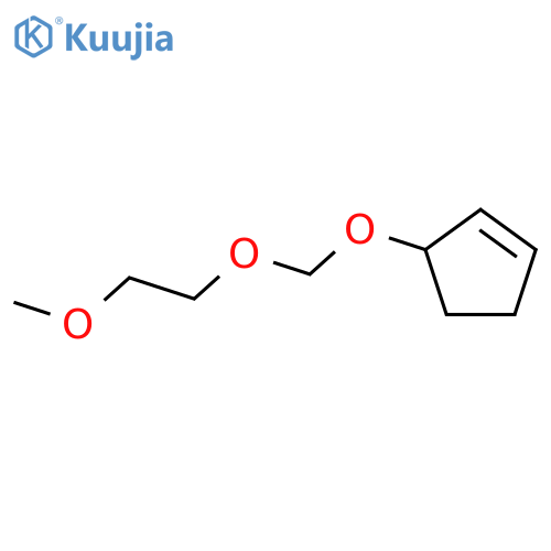 Cyclopentene, 3-[(2-methoxyethoxy)methoxy]- structure