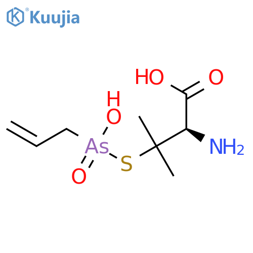 VALINE, 3-[(HYDROXY-2-PROPENYLARSINYL)THIO]- structure