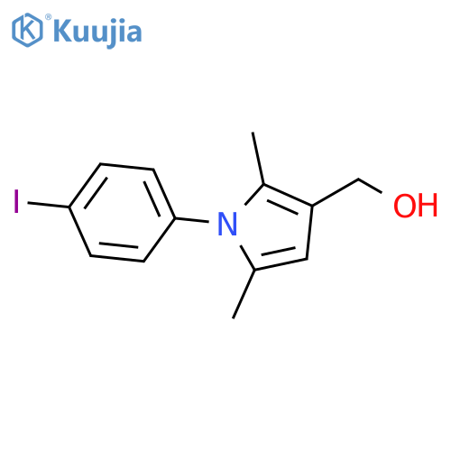 1-(4-IODOPHENYL)-2,5-DIMETHYL-1H-PYRROLE-3-METHANOL structure