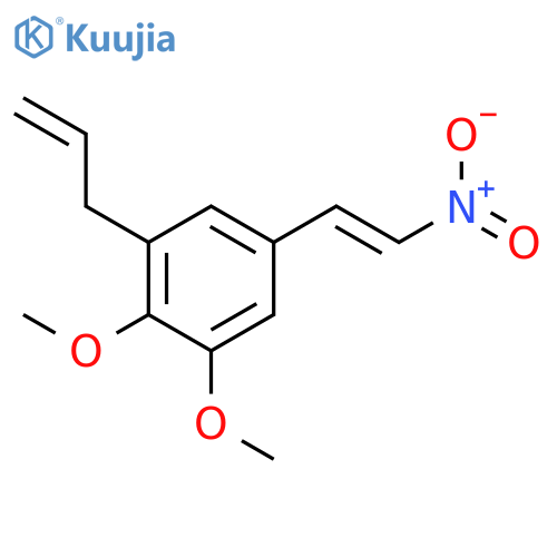 BENZENE, 1,2-DIMETHOXY-5-(2-NITROETHENYL)-3-(2-PROPENYL)- structure